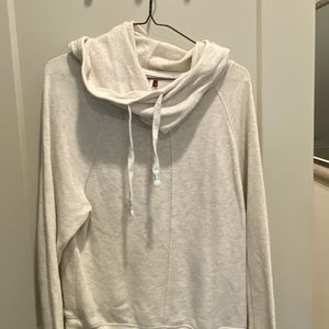 Slouchy neck sweatshirt
